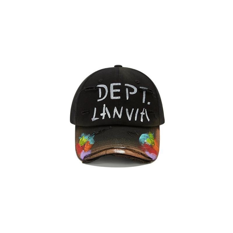 Hip Hop Ripped Street Graffiti Baseball Cap Children Semi-soft Top Couple Cap Male Tide