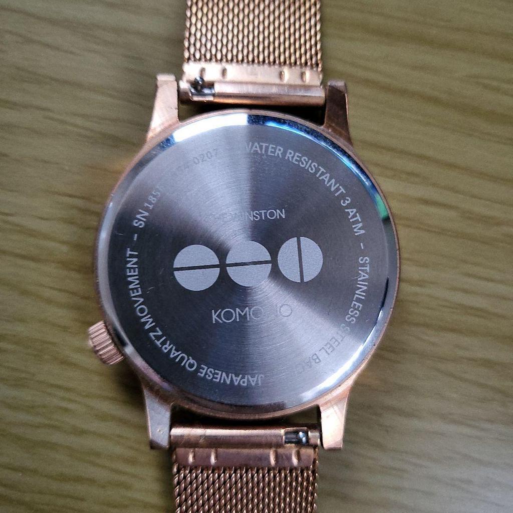 Used KOMONO watch pink gold
