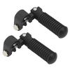 Pair of Motorcycle Foot Pegs Clamp Footrest Mount for 1in Engine Crash Bar Guard