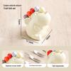 Cute Mushroom Fork Set: Stainless Steel Dessert & Fruit Picks In Jar for Kids' Safety