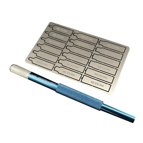 

Felimoa Hole Digging Spin Mold for Round Molds, Plastic Model Holder, 18 Blades Set