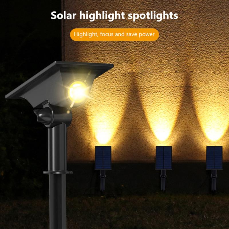 

Наружные точечные светильники на солнечной энергии, светодиодные солнечные садовые фонари с регулируемой головкой лампы, наружный IP54