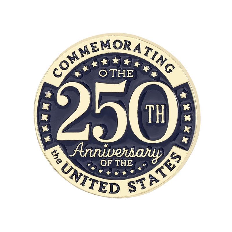 2026 USA 250th Independence Anniversary Eco-friendly Enamel Brooch Pin