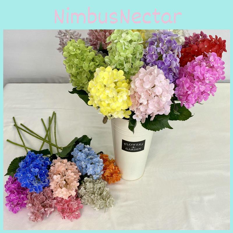 Flower Hydrangea Lifelike Soft For Event Styling Home Arrangement Decor