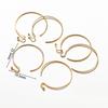20pcs/lot 14K 18K Gold Plated Hoop Earring Hooks Ear Wire Findings For DIY Making Earrings Jewelry Accessories Wholesale