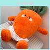 Adorable Carrot Plush Toy Creative Rabbit Doll Soft Stuffed Pillow For Birthdays