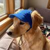 Adjustable Dog Sun Hat Sun Protection Pet Visor Hat Stylish Summer Cat Cap  Outdoor Use
