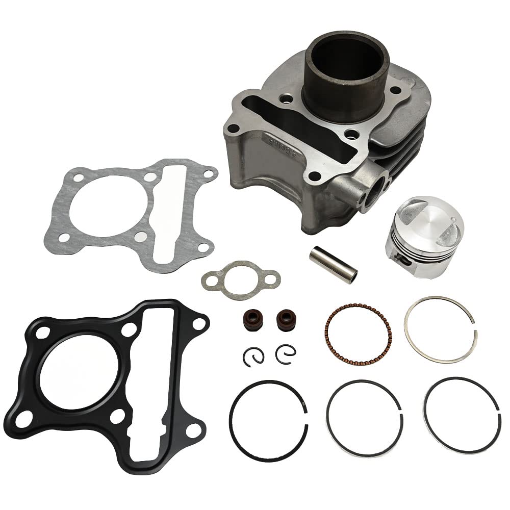 Address V50 V50G 4 4G 5 5G Compatible Piston Cylinder Set 39mm 50cc Repair Replacement Engine Aftermarket Motorcycle Parts Let's