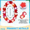 Beach Accessories Flower Wreath Multicolor Light Up Lei Hawai Floral Garland  Party Supplies