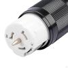50A Generator Connector Female/ 3 Pole 4 Wire Twist Locking Plug/ Industrial Grade Grounding CS6364C