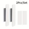 Classic Style Plastic Self-Adhesive Handles for Windows and Cabinets - Easy Installation, No Glue Required, Suitable for Glass, Tile