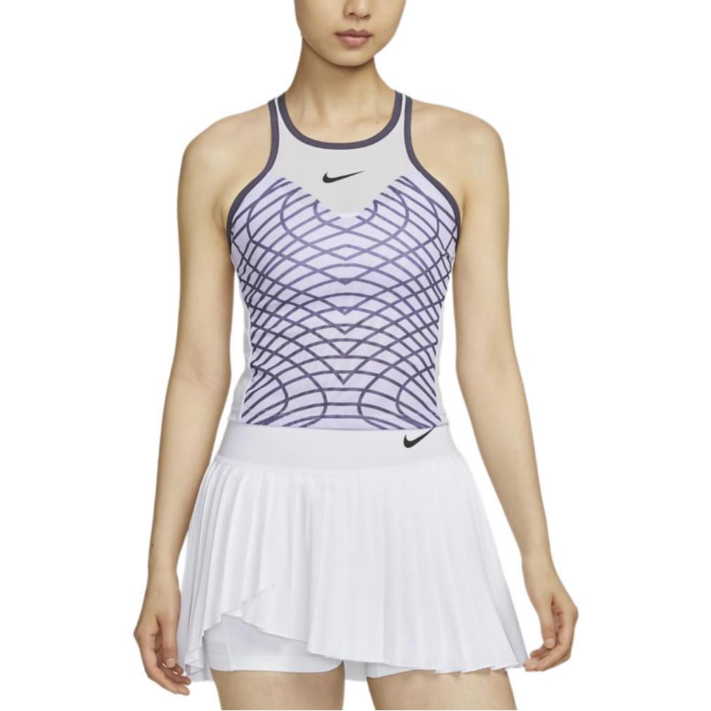 

New Nike CourtSLAM DRI-FIT Tank Tops Women s Oxygen Purple DR9755-536 JP M