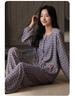 Women's Long Sleeve Pajama Set with Chest Pads - Cloud Cotton, Spring/Autumn, Casual & Stylish for Indoors or Out