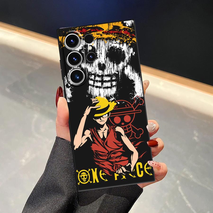 Ones Pieces Luffy Case for Samsung Galaxy S9 S25 Ultra S23 FE S20 S22 S24 Plus S21 Funda Phone Cover