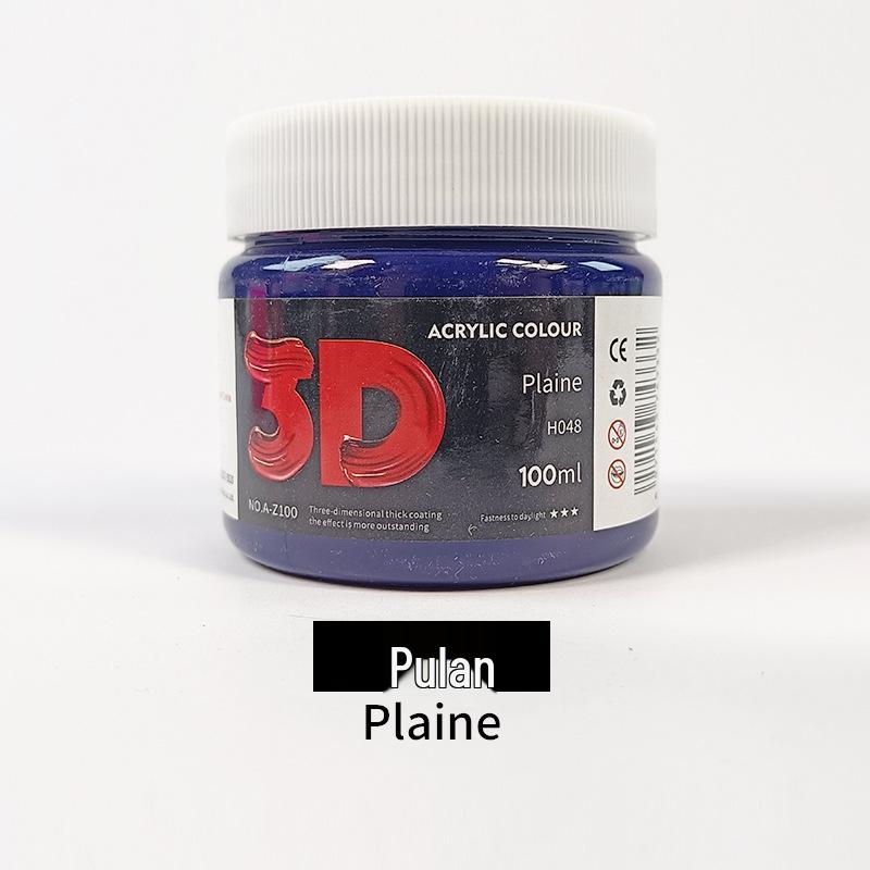 100ml Acrylic Paint for Children's Doodles and Plaster Dolls