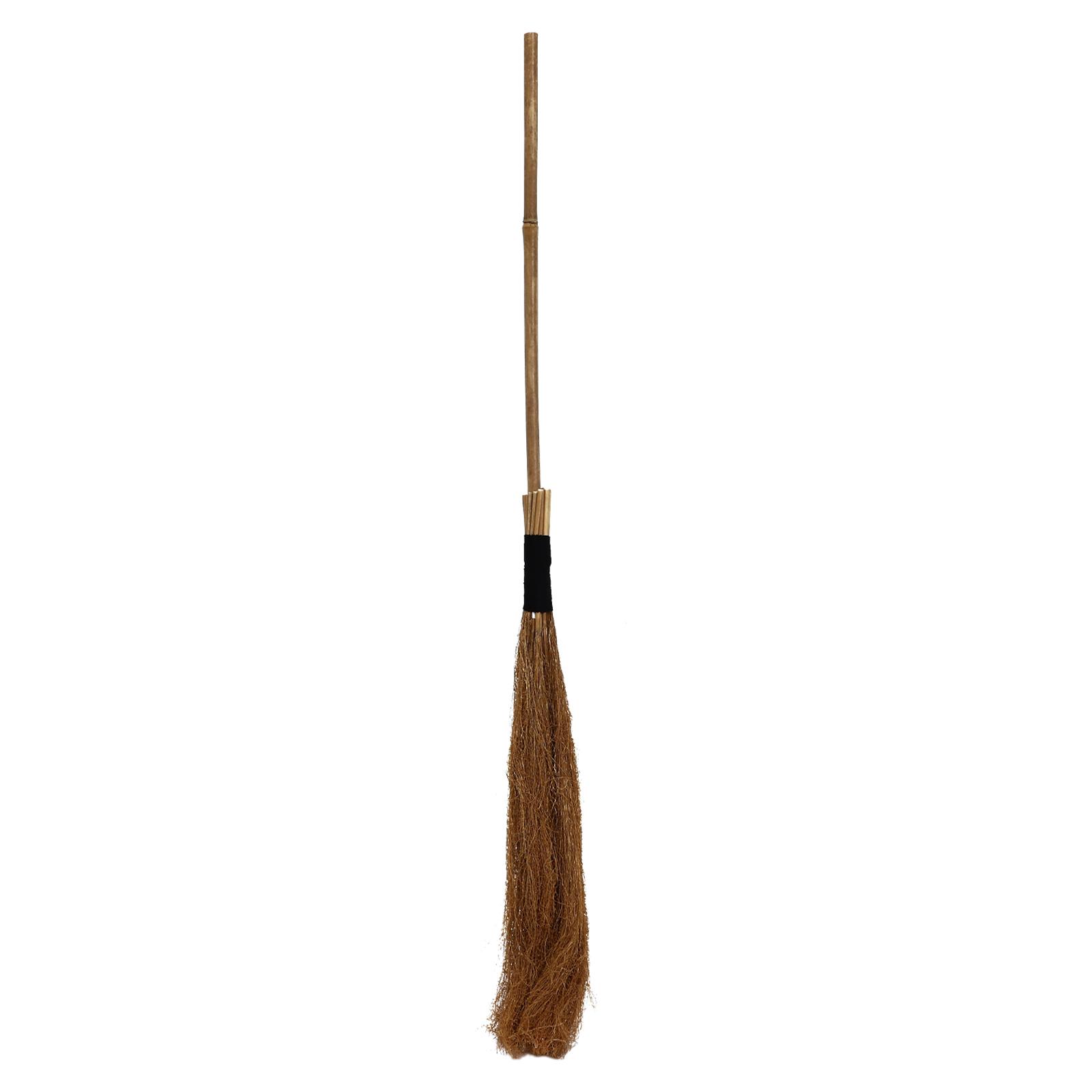 

Witch Broom Decoration Halloween Wizard Broom Prop Festival Decor Party Supplies Cleaning Craft Wood Brooms Dustpans Household