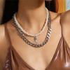 Double Feathers Retro Styles Feathers Necklace Adjustable Chain and Pearls Detail Casual to Formal Wear