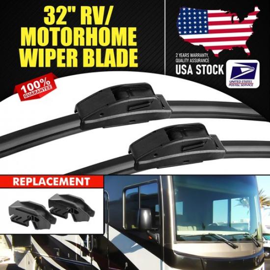 Genuine Original Equipment Front Windshield Wiper Blades Pair 32inch  All Season