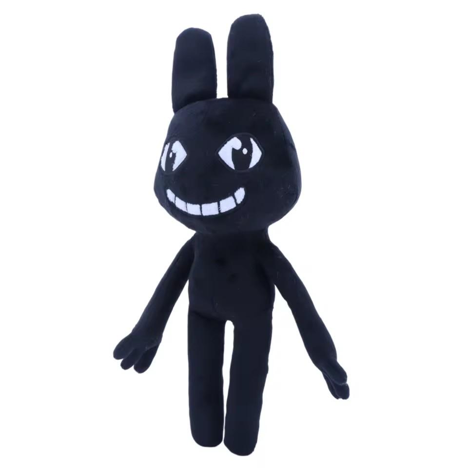 Lachendes schwarzes Kaninchen Plüschtier Stalker Tierklinik Plüschtier Spiel Merchandise Stofftiere Stalker Geschenke Für Kinder Spiel Fans black
