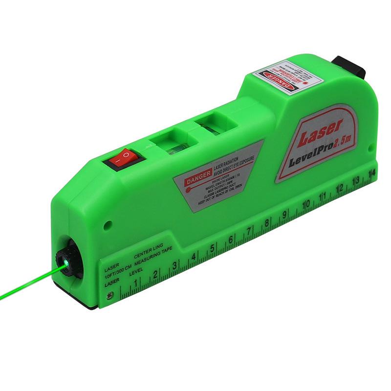 4-in-1 Portable Laser Level Ruler with Tape Measure and Infrared Level Tool