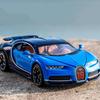 1:32 Chiron Sports Car Model Toys Alloy Diecast Supercar Pull Back Doors Opened Sound Light Racing Vehicle Models for Kids Gifts