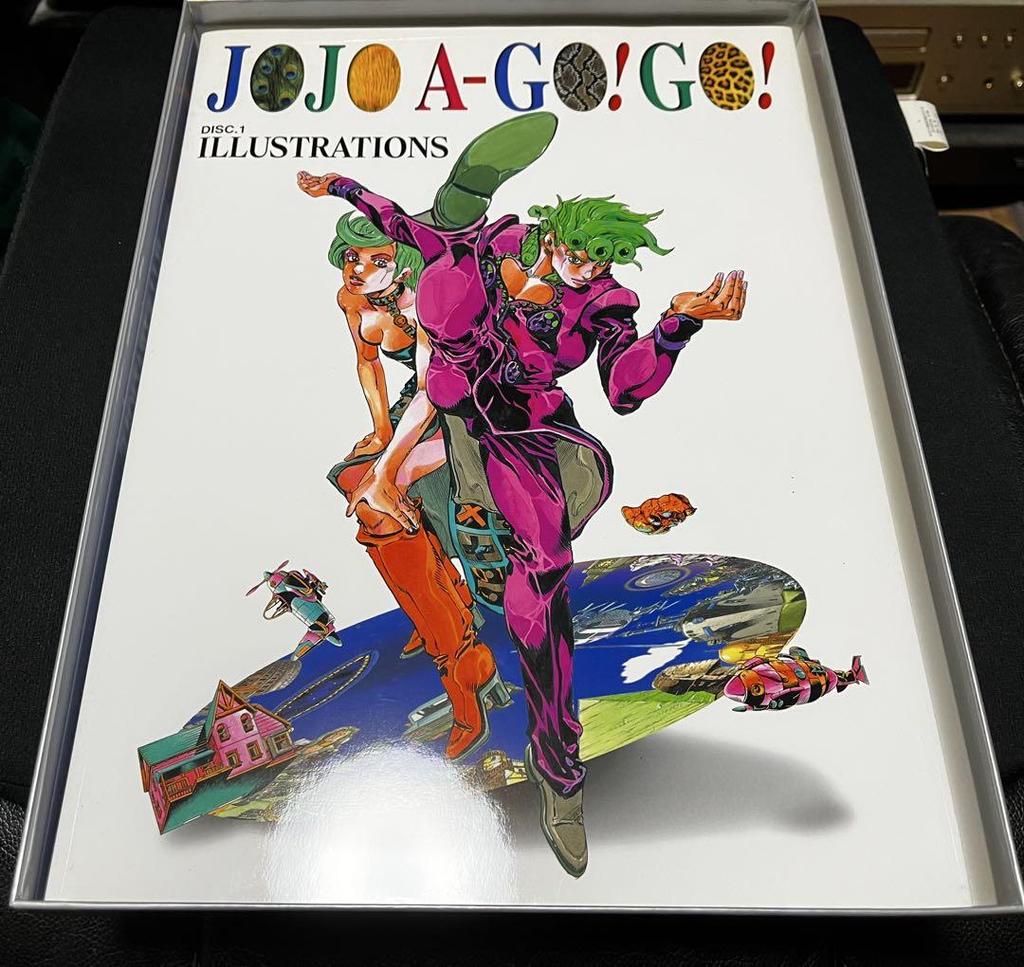 [USED] JOJO A GO! GO! Art Book Hirohiko Araki JoJo's Bizarre Adventure Illustration Collection