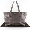 GUCCI Tote Tote Bag 211137 GG implementation Silver PVC coated canvas Women Used