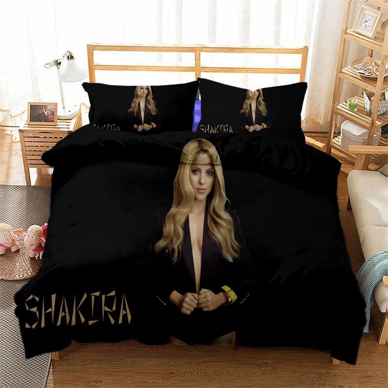 Singer Shakira Bedding Sets Exquisite Bed Supplies Set Duvet Cover Comforter Set Bedding Set Luxury Birthday Gift Home Textiles