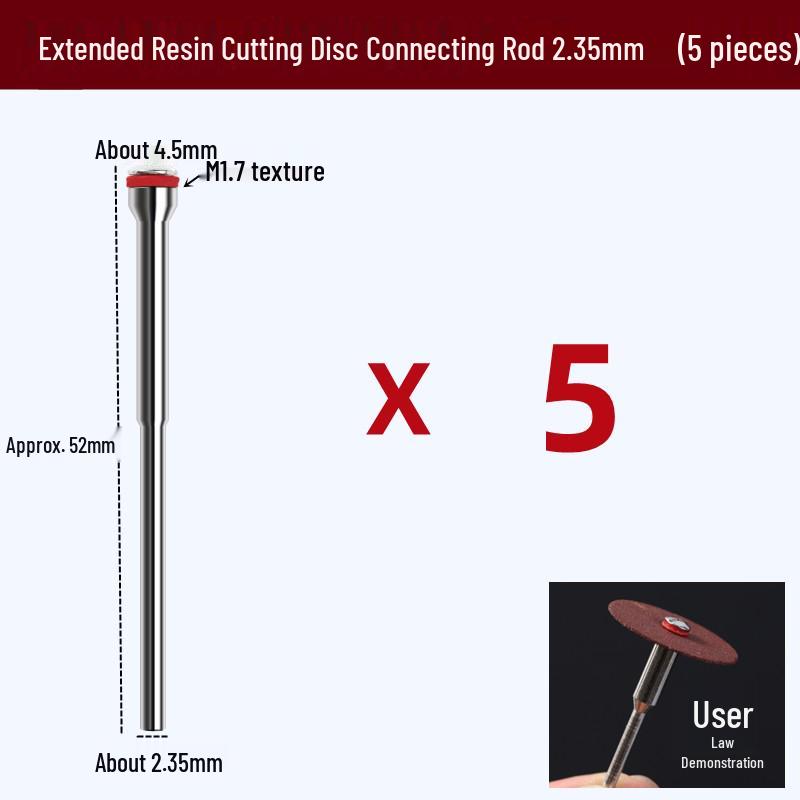 Small Resin Cutting Disc for Metal - Double Mesh Saw Blade & Mini Grinding Wheel