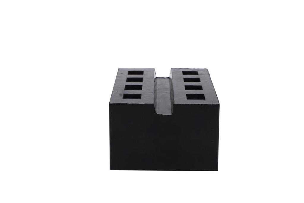 Kanoan Lift Rubber Jack Set of 80mm Rubber Blocks for Tire Change Grooved Lift Rubber Support Rubber Rubber Cushion Blocks, Pads, 4, Lift-Up,