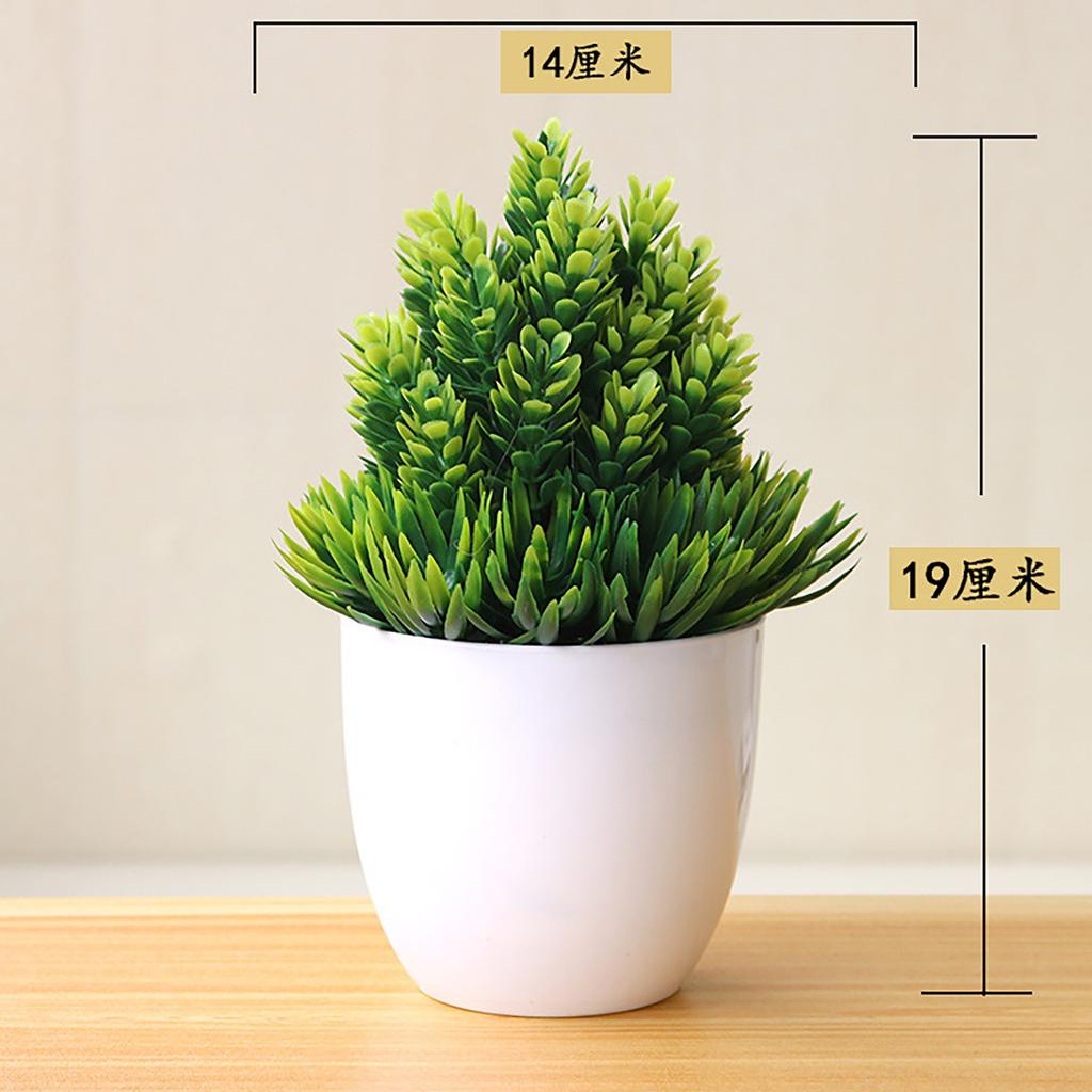 Simulation Green Plant Potted Ornaments Plant Combination Indoor Desktop Ornaments Simulation Artificial Flower Plant Bonsai