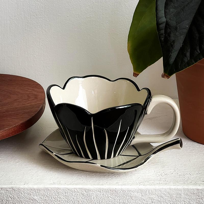 Coffee Cup Tulip Flower Personal Irregular