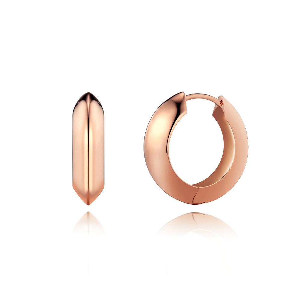 Roseedor Bold Glow (L) One-Touch Earrings_232100432