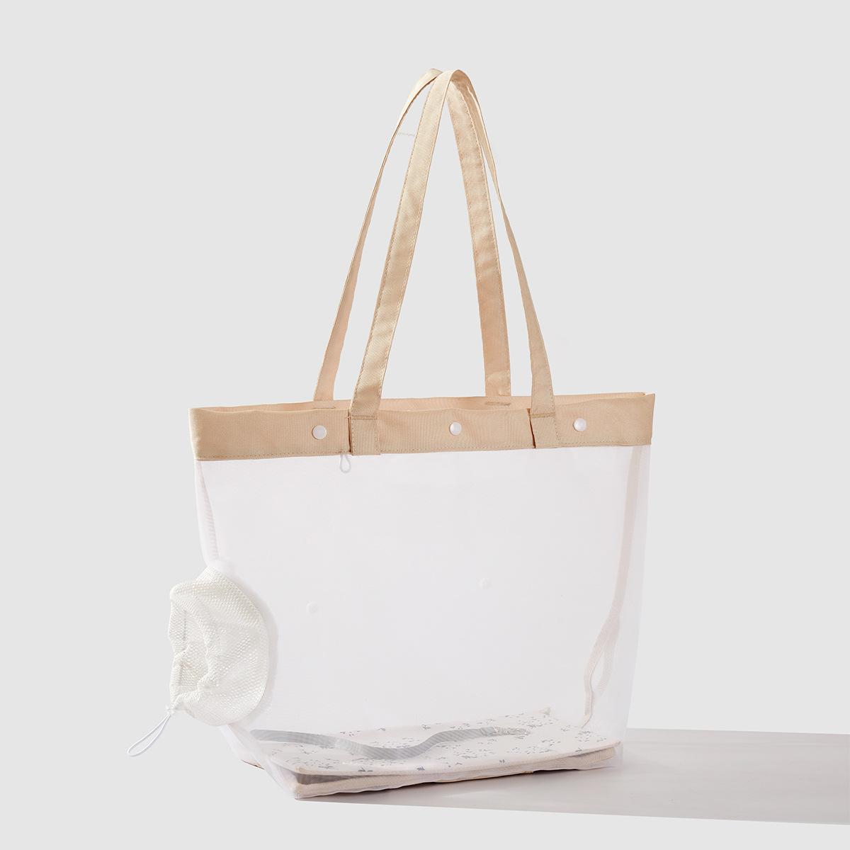 

Summer Cat Backpack Breathable Portable Pet Bag Going Out for Walk Travel Expose Limbs Cat Carrier Foldable Bag Cat Accessories бежевий