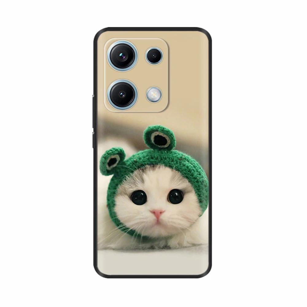 Xiaomi Redmi Note 14s Kılıfı Note14s Çiçekli Telefon Kılıfı Yumuşak İnce TPU Silikon Hafif Kapak Xiaomi Redmi Note 14s İçin