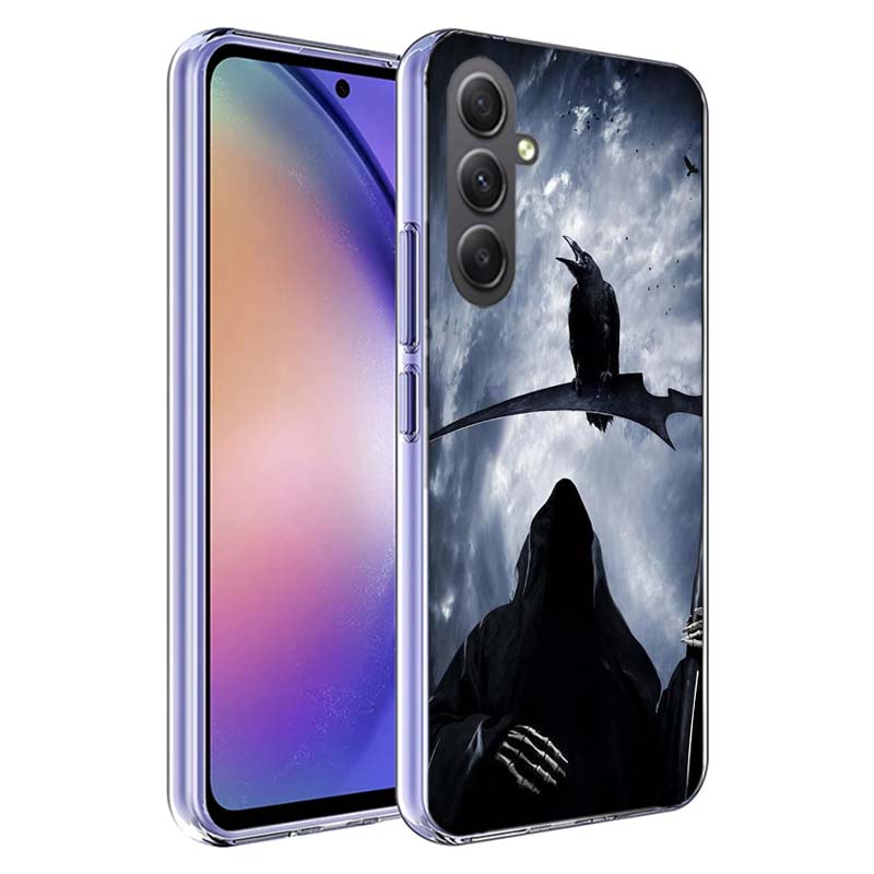 Death Grim Reaper Skull Phone Case For Samsung A70 A50S A40 A30 A20E A16 A26 A36 A56 A17 Galaxy Note 20 10 9 8 A71 A51 A41 A31 A