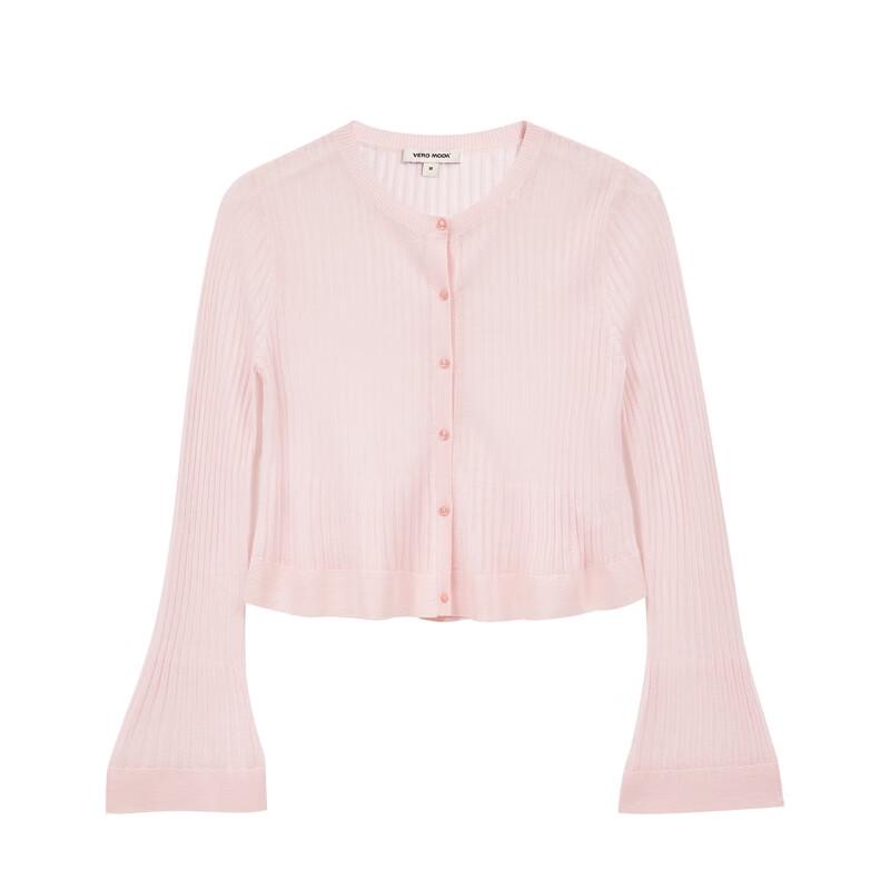 Veromoda Autumn Sheer Ruffle Sleeve Knit Top