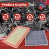 CA10677 Engine Air Filter And CF10285 Cabin Air Filter Kit Compatible With 2013-2018 Toyota RAV4 Avalon Lexus ES300H 2012-2017 Camry 2010-2012 HS250H