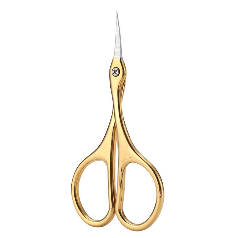 Swan-Shaped Cuticle Nippers: Frosted Manicure Scissors for Precise Dead Skin Trimming