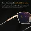 Square Eyeglasses Anti-Blue Light Reading Glasses Men Women Metal Optical Spectacle Eyeglass Progressive Near Far Glasses +1 ~+4