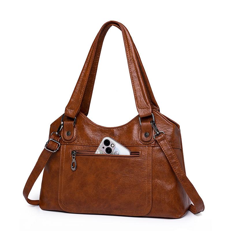 Women's Bag Fashionable Crossbody Hand-held Tote, Commuting Simple Temperament Shoulder Bag