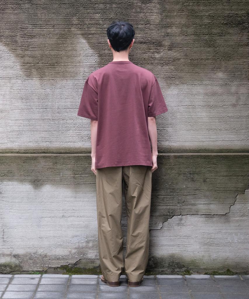 Holliseon Lawrence Short Sleeve T-Shirt Burgundy