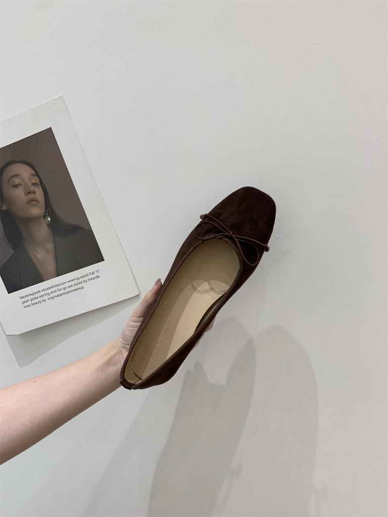 Fashion IPPEUM Women Velvet Ballet Flats Round Toe Shoes For Women 2025 New Leopard Mary Jane Shoes Ballerinas Zapatos Mujer