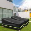 Waterproof Furniture Rattan Chaise Sun Lounge Chair Cover Heavy-Duty Protection