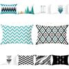 Geometric Circle Triangle Wave Pillow Case Cushion Cover Sofa Bed Car Cafe Decor