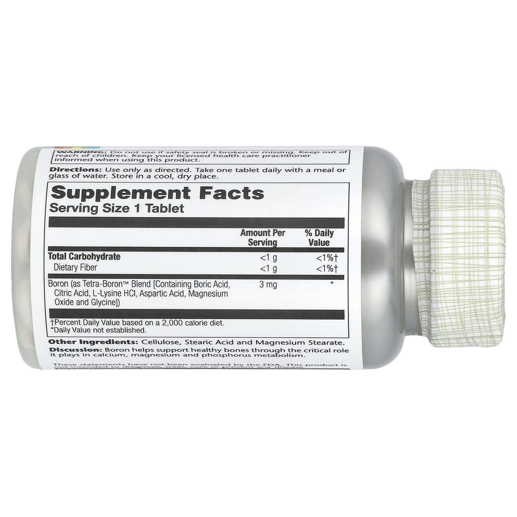 Tetra-Boron®, 3Mg, 100 Tablets