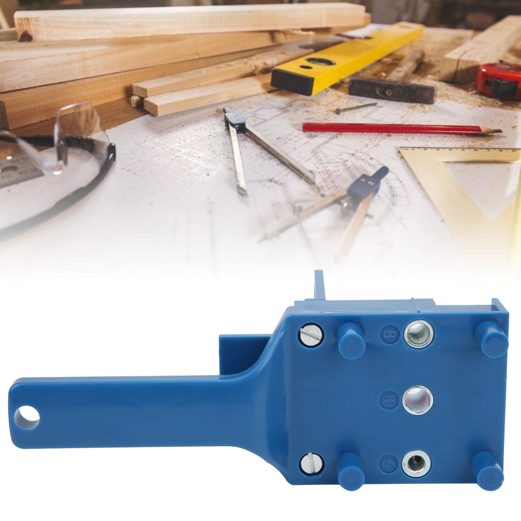 Woodworking Straight Hole Punch Locator DIY Carpentry Drilling Doweling Guide Hand Tools