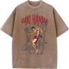 Anime Baki Hanma Baki Cool Printed Tshirt Men Manga Vintage T-shirts Washed Cotton Tee Harajuku Male Casual Oversized T Shirt