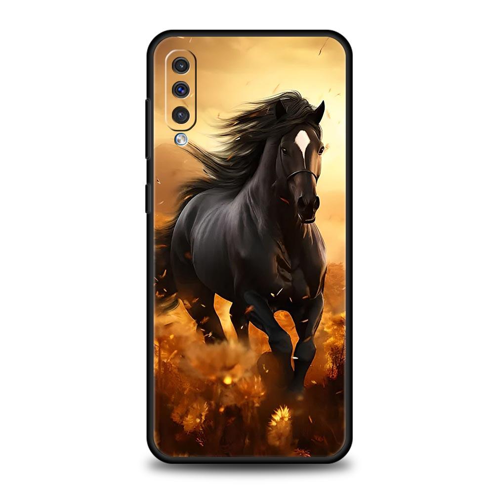 Horse Phone Case For Samsung Galaxy A56 A36 A26 A34 A17 A16 A06 A14 A12 A54 A72 A70 A30 A24 A22 5G A20e A52 A50 A40 A32 4G Cover