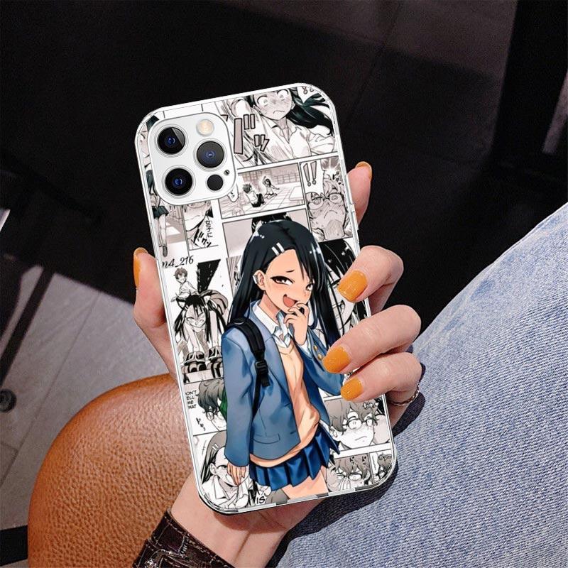 

Nagatoro San Anime Aesthetic Phone Case For iPhone 17 Air 16 Pro Max 16E 15 + 14 Plus 11 12 13 Mini 7 8 SE Gift Print Cover Fund iPhone 15 Pro